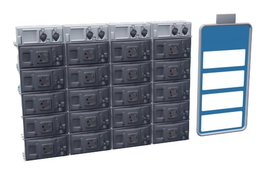 Batterier för energi bärare